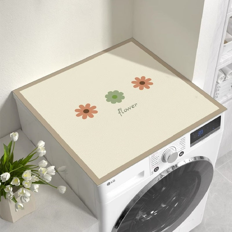 Washing machine cover, refrigerator dust cover, waterproof sun protection cover, coffee table bedside table, no-wash leather mat