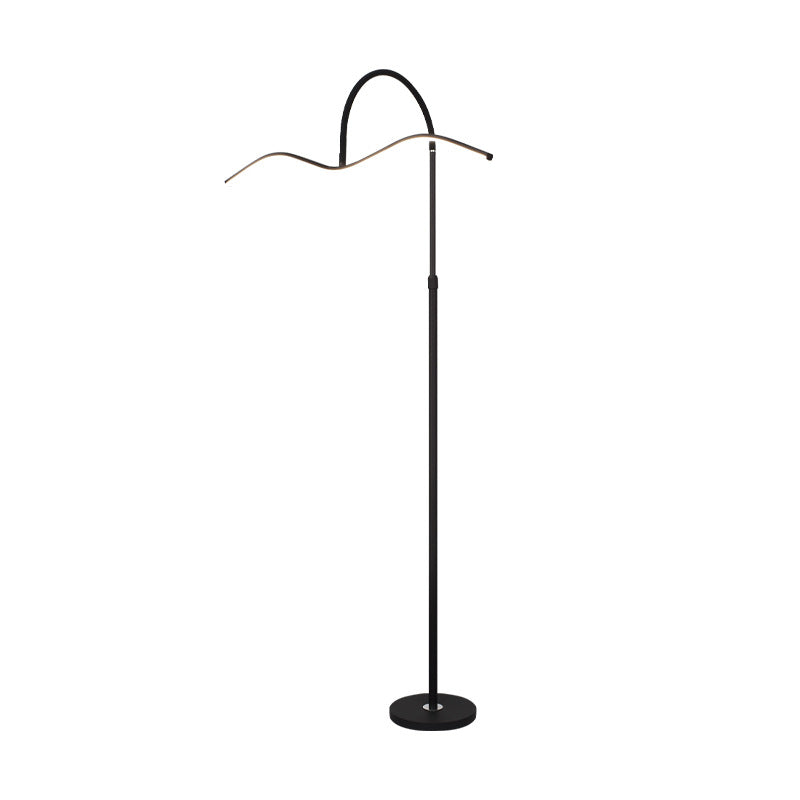 Full spectrum led piano floor lamp - minimalist creative living room sofa eye protection simple bedroom bedside reading light