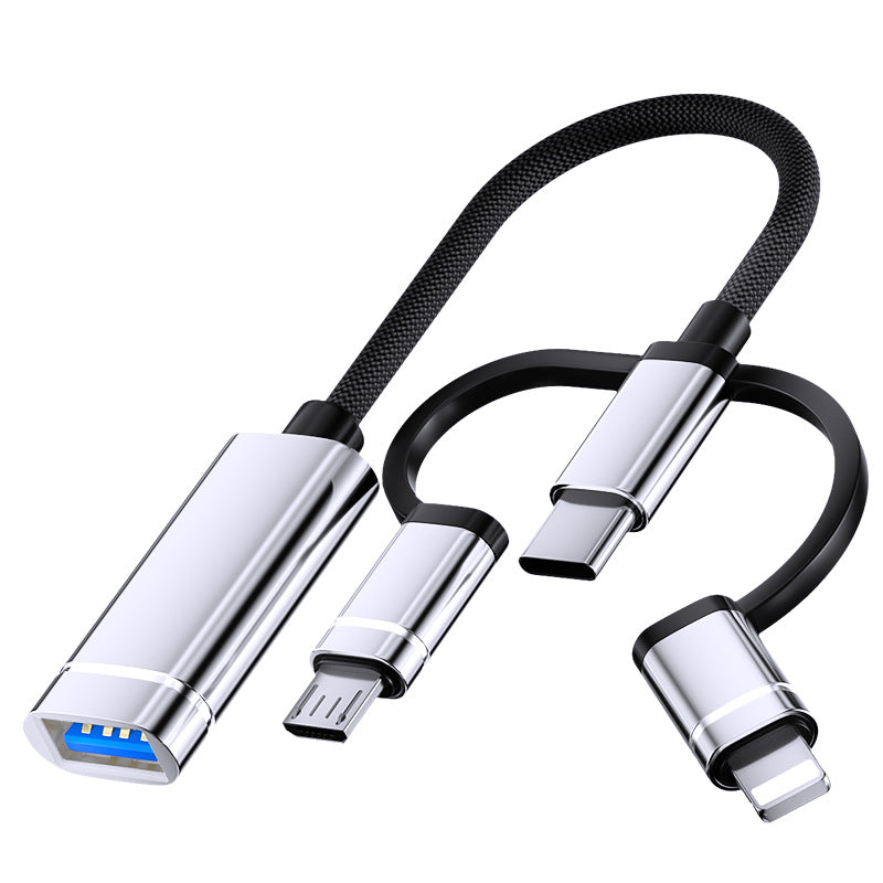 Cross-border otg adapter cable USB flash drive adapter for Apple Huawei otg multi-function Android Apple type-c