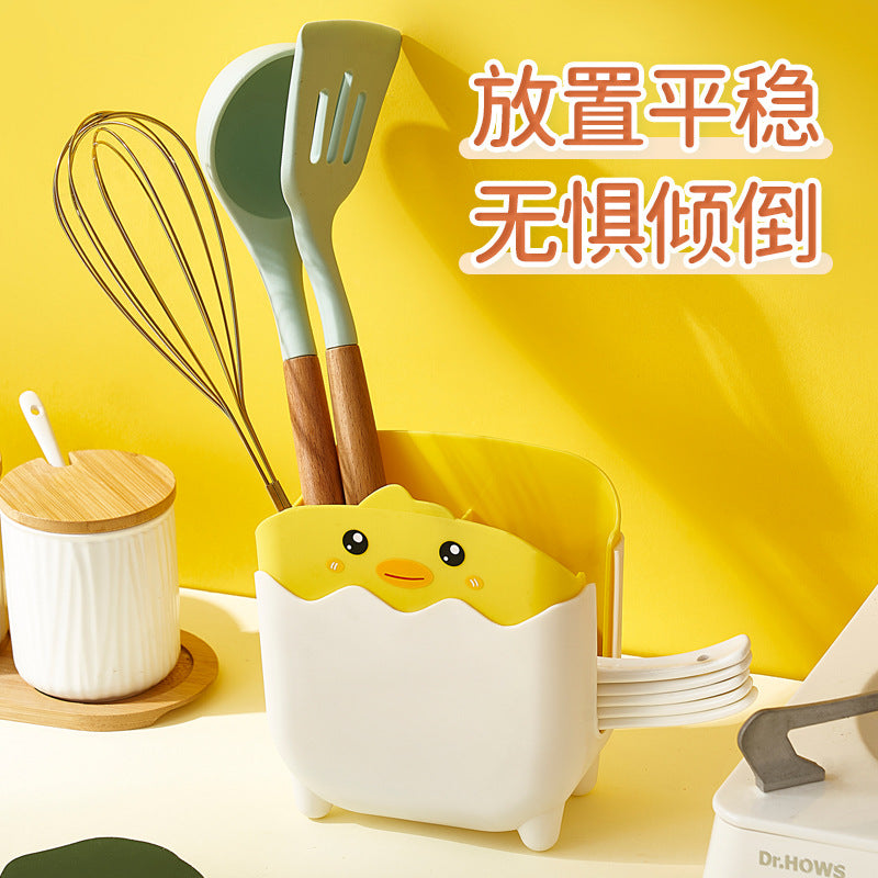 Chopstick holder divided chopstick cage drain rack storage rack holder for home chopstick holder kitchen chopstick cage knife holder all-in-one storage box