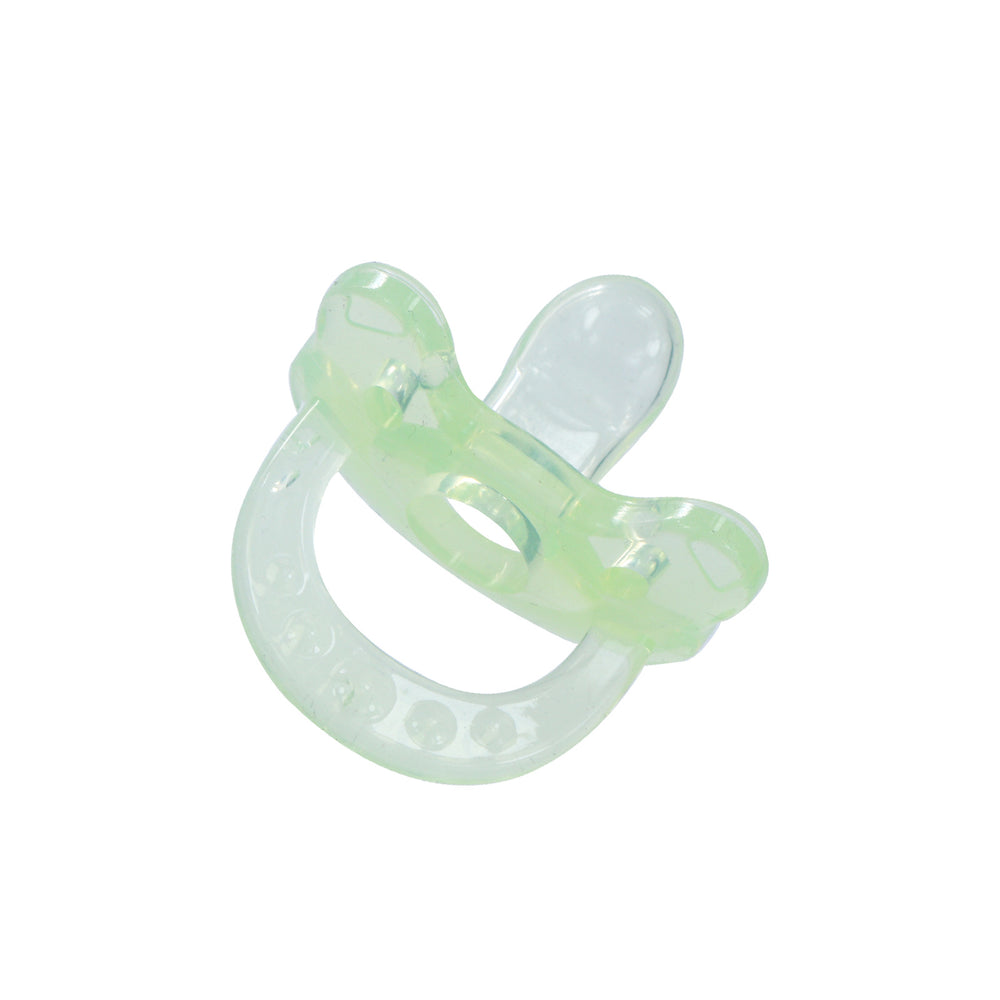 Baby silicone pacifier newborn super soft sleep type super soft imitation breast milk liquid silicone teether anti-colic