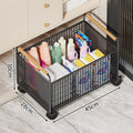 Bathroom cabinet under storage rack laundry detergent bathroom wheeled storage basket wash basin under washbasin movable storage rack