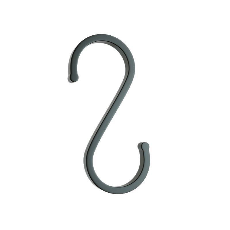 Space Aluminum Solid S-type Hook Kitchenware Hook Kitchen Shelf Small Hook Accessories Active S-type Single Hook Pendant