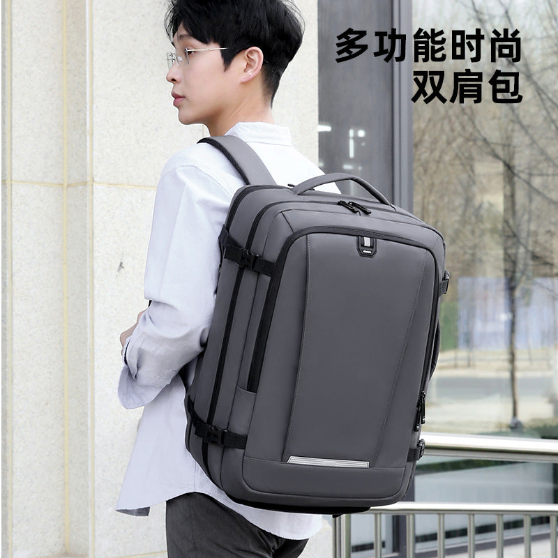 Business men's bag casualcasual blank backpack backpack white label with printed logo cross-border source factory luggage