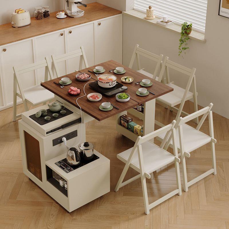 Modern minimalist tea table sintered stone coffee table living room home tea table multifunctional tea brewing table balcony tea table and chairs