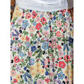 Aliexpress cross-border original design: new women's summer floral print midi skirt