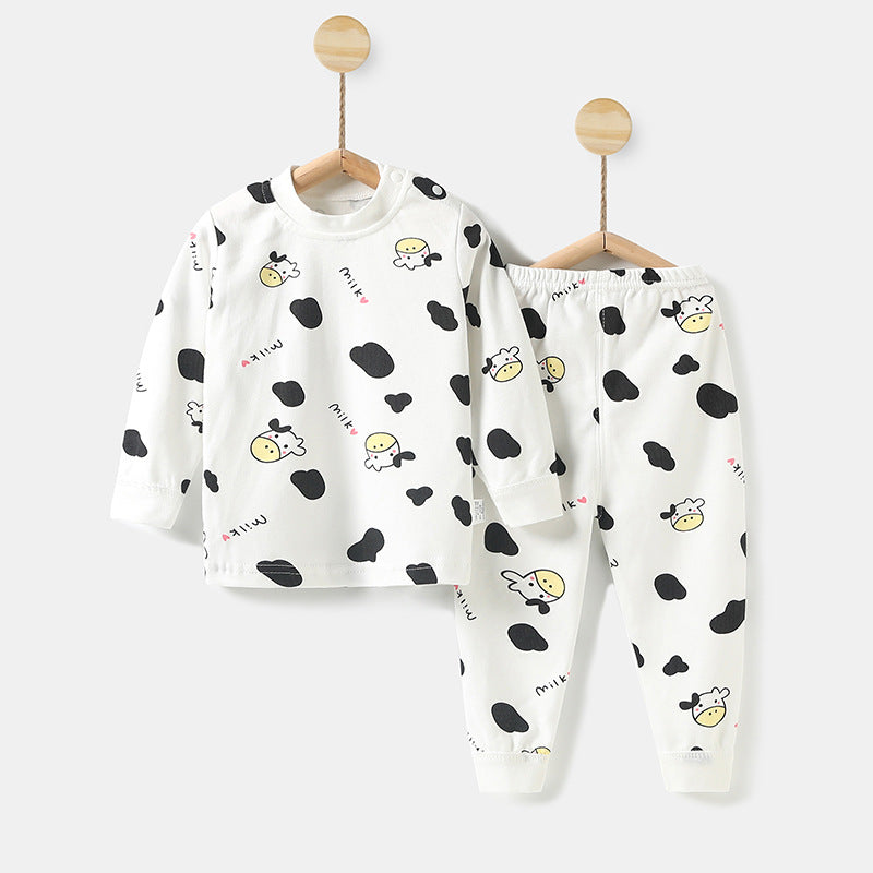 Baby autumn clothessuitbabyintimatespure cottonnewbornkids home clothes 0-3 years old boys and girls spring & fallsuit