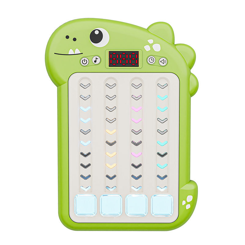 cartoon dinosaur rhythm master quick push game console puzzle dance game console breakthrough decompression kids toy