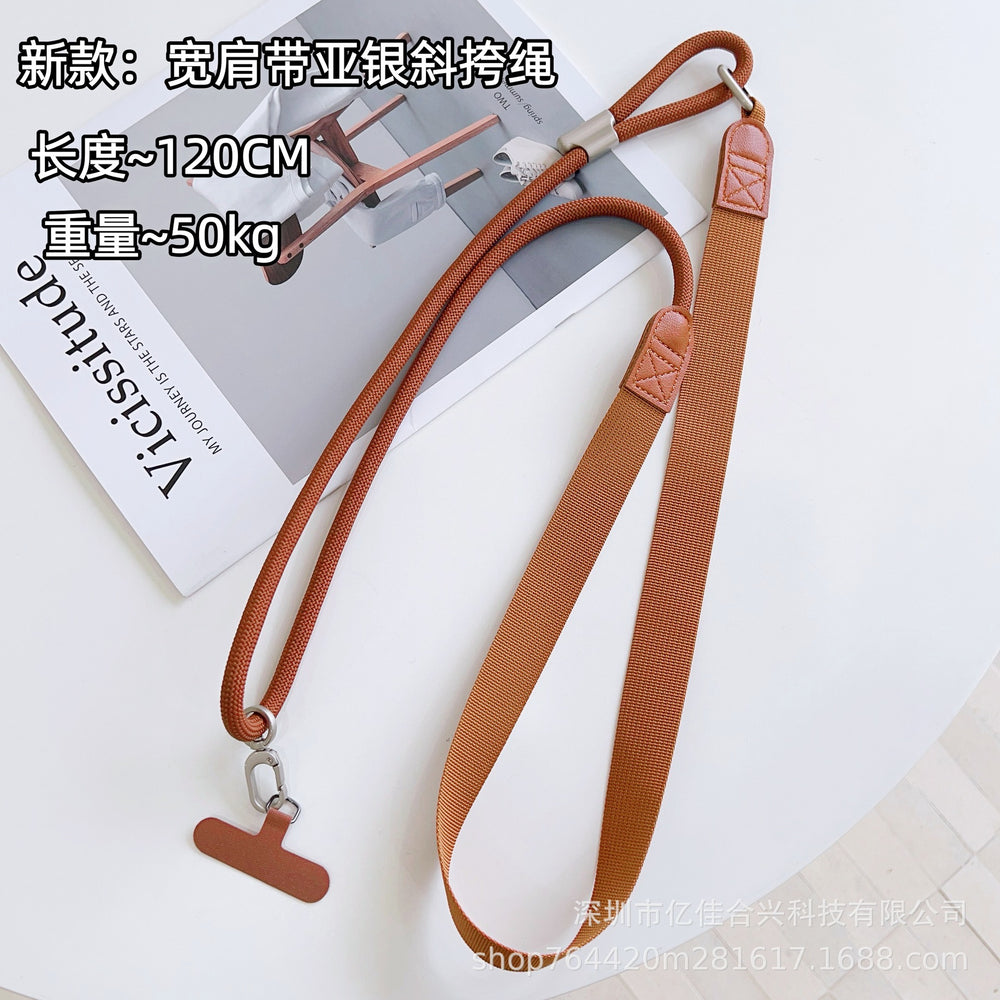 New crossbody lanyard: wide strap camera & phone chain - premium design, wearable, adjustable phone strap, outdoor anti-loss cord