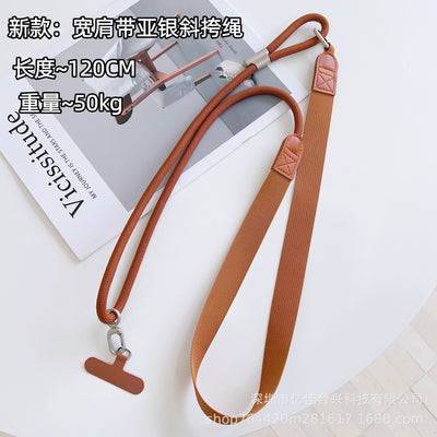New crossbody lanyard: wide strap camera & phone chain - premium design, wearable, adjustable phone strap, outdoor anti-loss cord