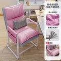 Pink and light gray + thick white square tube, free waist pillow