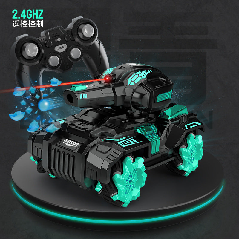 gesture-sensing tank water bomb remote control car wireless four-wheel drive off-road armored vehicle four-wheel drive car boy toy
