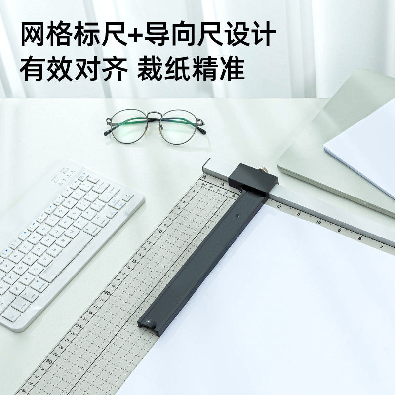 Deli paper cutter 8011 B3 manual steel paper cutter, sharp thickened blade photo cardboard wholesale