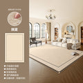 Creamy chic luxury waterproof & stain-resistant rug - new home collection, thickened, customizable, high-end area rug for living room, bedroom, or bedside