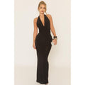 new arrival: hot-selling cross-border  deep v halter neck maxi dress - elegant, high-quality, and premium feel