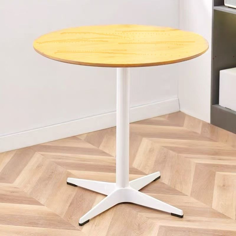 Minimalist particleboard dining table - perfect for cafes, bubble tea shops, small spaces, home use, balconies, outdoor dining, and business meetings