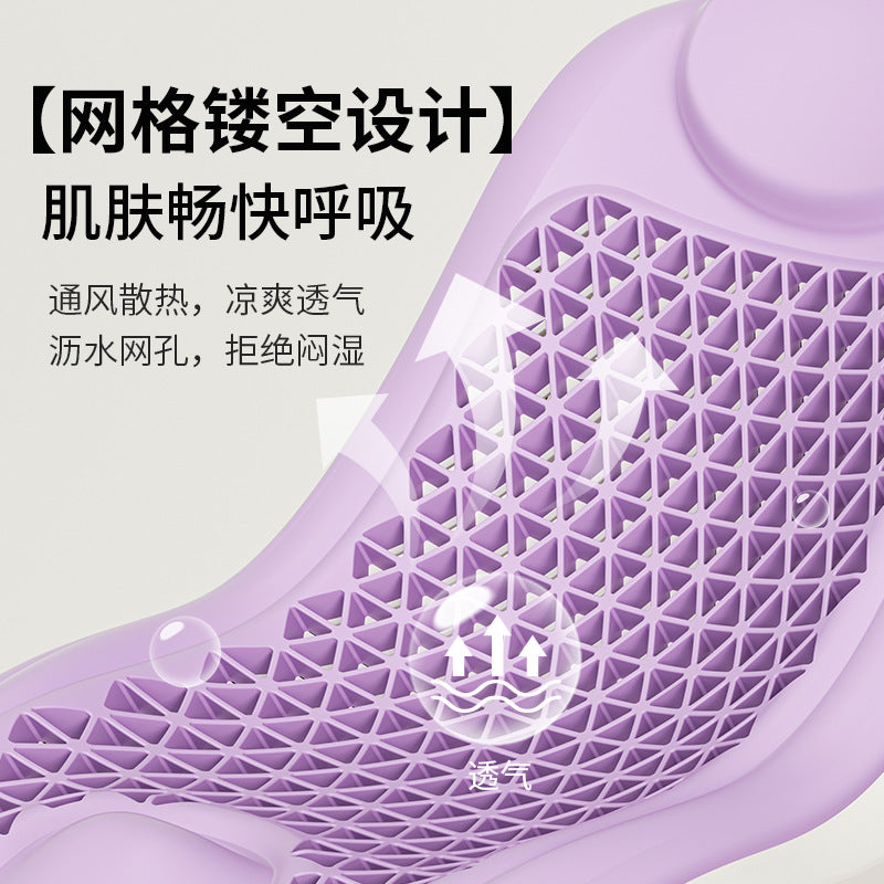New smart temperature-sensing baby bath support: sit, lie down, and support for bathing – non-slip, portable bath rack