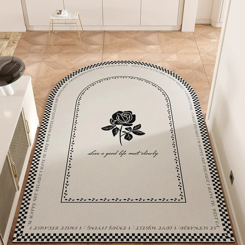 High-end doormat for entryway, home anti-slip floor mat,  new style, minimalist modern luxury, no-wash