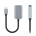 type-c to hdmi high-definition extension cable, 4k 60hz, compatible with apple, huawei, ipad, and computer adapters