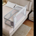 Small apartment anti-pressure baby crib, bed-in-bed safety rail, newborn baby safety fence, one-click folding, portable