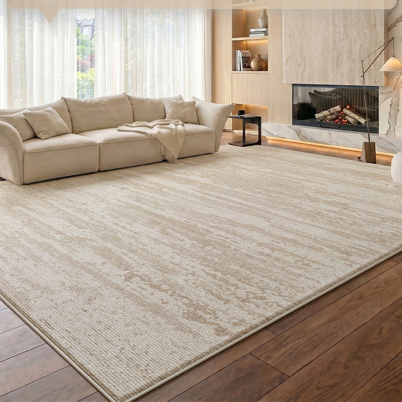 Carpet living room new style no-wash and wipeable sofa soundproof floor mat light luxury cream style high-end thickened bedroom floor
