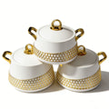 Insulationfood warmer stainless steel thermal insulation box thermal insulation pot thermal insulation water kettle 3-piece pot suit