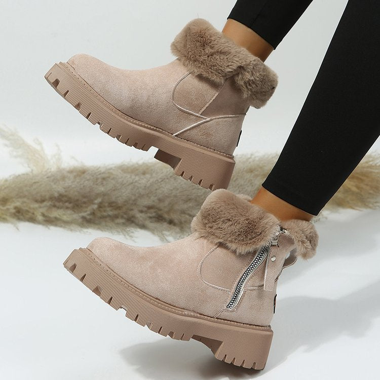 Plus size snow boots for women  winternew arrivalfleece-linedheattechcasual boots cotton shoes women's boots casualeasiest for match