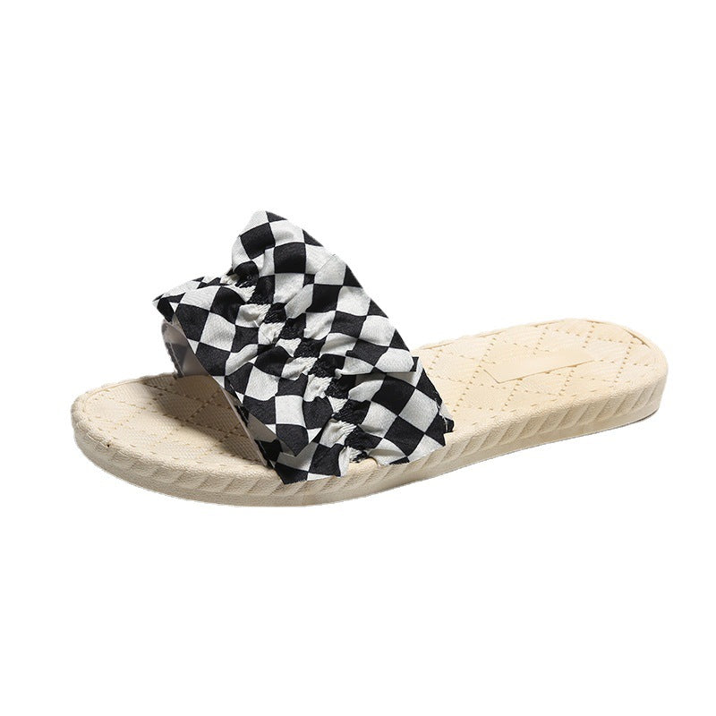 Women's summer sandals: new korean style flat beach slippers - non-slip, casual, soft sole, open-toe slides