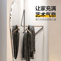 Wall-mounted clothes rack - space-saving corner coat rack for bedroom & home - trendy & practical