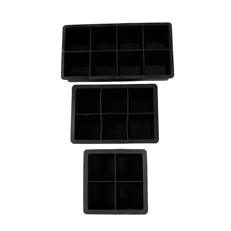 hot-selling ice cube mold, easy to demould, food-grade silicone ice tray, ice-making mold, whiskey large ice cube mold