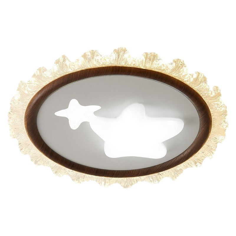 Bedroom light ceiling light new cartoon star eye protection children's room lighting modern warm and romantic led room light