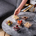 Nordic light luxury plastic beauty salon fruit snack plate snack tea snack sugar ktv dried fruit plate high appearance storage