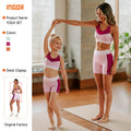 New women's printed yoga outfit set for mother and daughter - premium feel, tight-fitting pilates fitness top