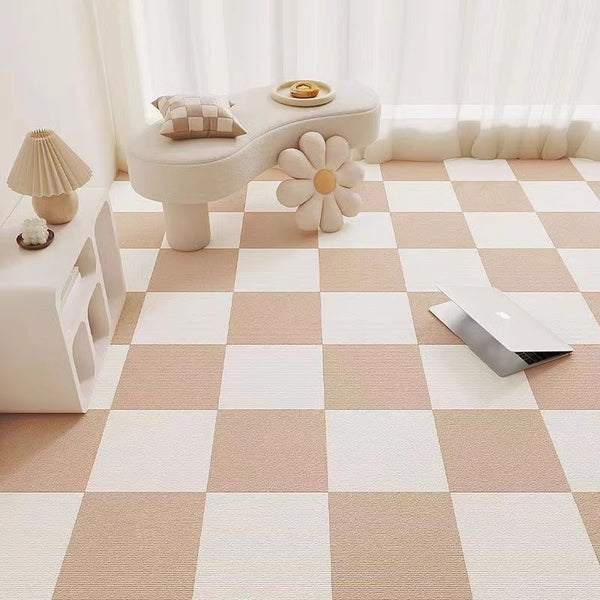 Household living room splicing carpet self-adhesive floor mat floor non-slip mat simple glue-free children's dirt-resistant crawling mat