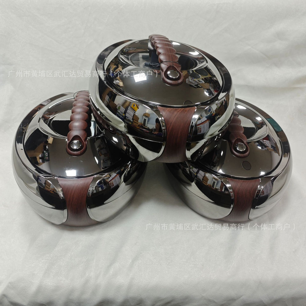 Forever gold insulated lunch box 4/5/6l 3pcs high-end insulated lunch box insulated tableware cross-border direct supply