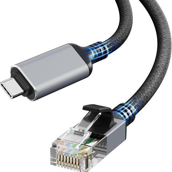 New product typec to network cable RJ45 interface laptop mobile phone connection router gigabit network cable