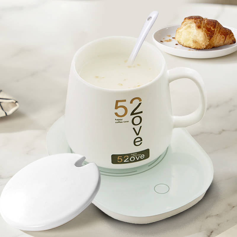 Warm cup 55 degree office heattech coaster heater automatic constant temperature hot coffee milk handy gadget temperature rising cross-border