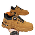 Men's 2025 spring new low-top slip-on swivel buckle athletic casual trendy shoes outdoor waterproof work shoes
