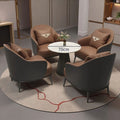 Business casual negotiation table and chair set - ideal for hotels, 4s stores, sales centers, reception areas, dining rooms, and cafes