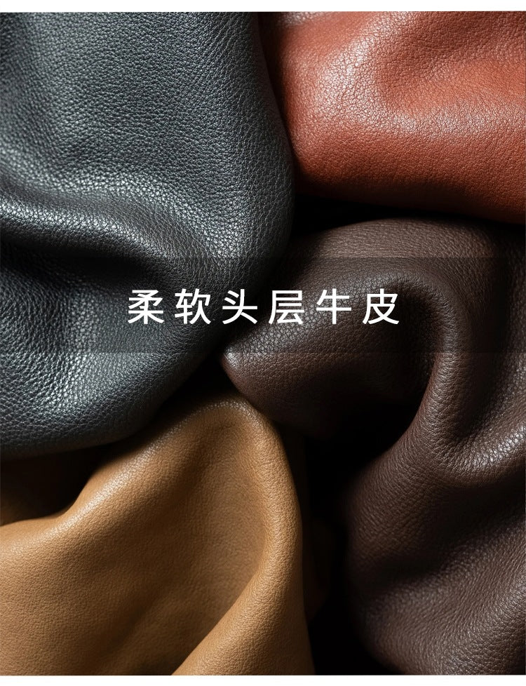 Big black bull sofa villa large apartment living room full genuine leather straight row normcore leather sofa combination casual 2.0 thickness