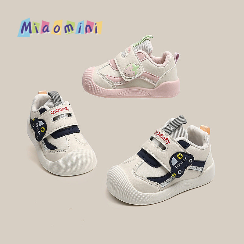 spring/autumn new casual baby boys' first walker shoes, toddler soft sole breathable unisex infant shoes