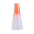 Factory direct silicone oil brush - kitchen gadget, outdoor bbq basting brush with measuring scale and lid