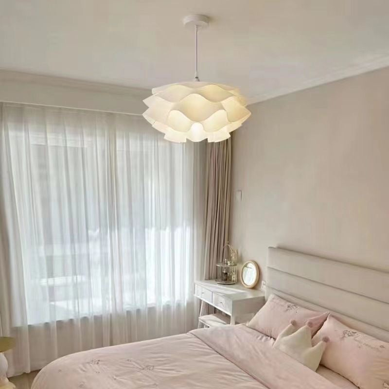 American style bedroom pendant light, modern minimalist, popular "ins" pine cone flower bedroom lamp, 2024 new restaurant chandelier