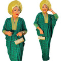 foreign trade african women's clothing plus sizeembroidered long skirt robe   lacedressin stock