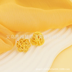 middle east dubai hollow heart-shaped love bridal wedding ring indian fashion exquisite gift present