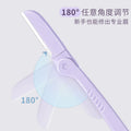 Rhino folding micro eyebrow razor - stainless steel blades, safe eyebrow shaper, women's eyebrow grooming beauty tool - in stock