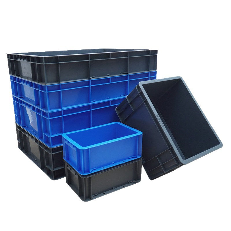 Grey European standard EU box plastic turnover box industrial logistics box transit breeding filter warehouse large plastic box