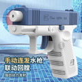 Mini manual glock water gun reloading handheld small water gun kids toy water play super far boy wholesale