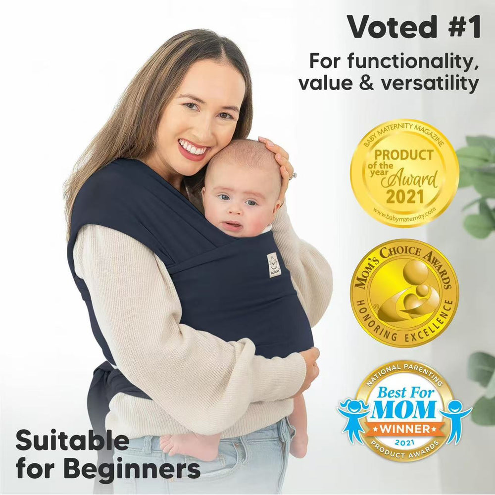 Baby wrap carrier one piece breathable baby lightweight hands-free knitting carrier portable