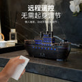 Artificial ship aromatherapy machine for home desktop colorful atmosphere lamp creative ornaments essential oil diffuser large fog volume humidifier